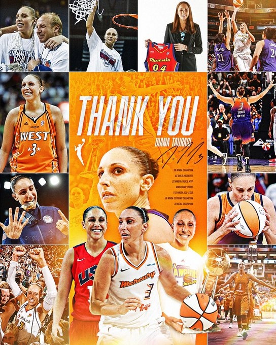  傳奇落幕！WNBA巨星陶樂西宣布退役 結(jié)束20年職業(yè)生涯