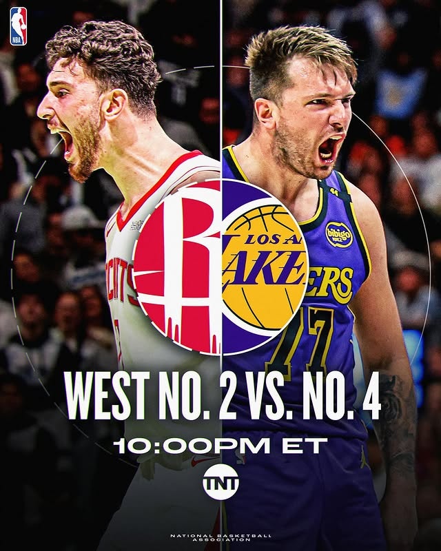  狂野西部焦點大戰(zhàn)！NBA官方發(fā)布火湖大戰(zhàn)海報：申京VS東契奇