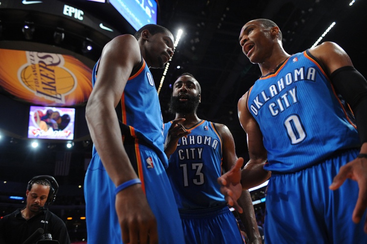  雷霆三少得分全部進入歷史前20！他們是NBA歷史最大的如果嗎？